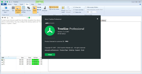 treesize pro中文版软件特色
